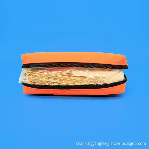 2022 New design customize medical emergency outdoor travel orange fist aid kit bag